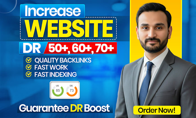 increase ahrefs domain rating, DR 70 plus using high authority SEO backlinks