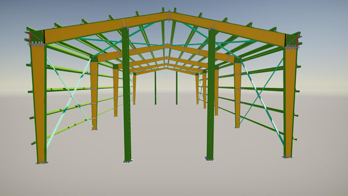 do steel detailing and shop drawings for peb structure