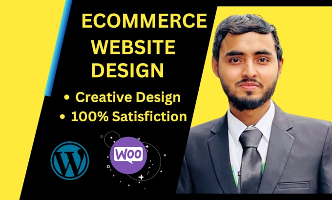 build ecommerce website or wordpress website design