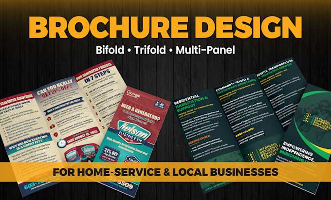 design a professional brochure for your business