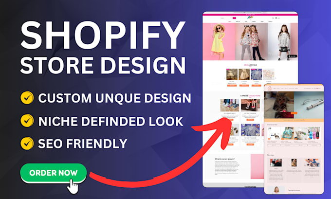 Build shopify website design or customize shopify store online by ...