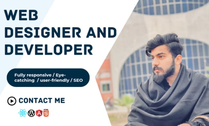 Develop reponsive frontend using react next js html css by Sanwalkhan53 ...