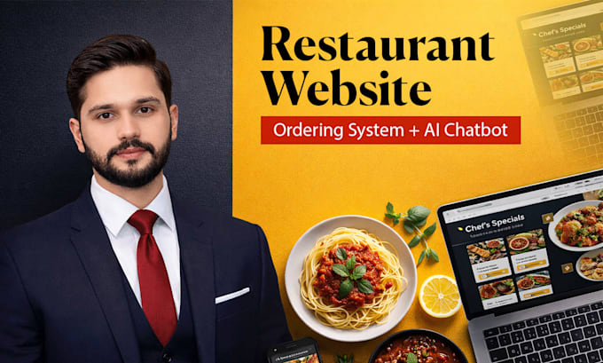 build a restaurant website in wordpress with online ordering and ai chatbot
