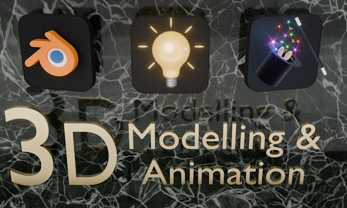 create 3d models using blender