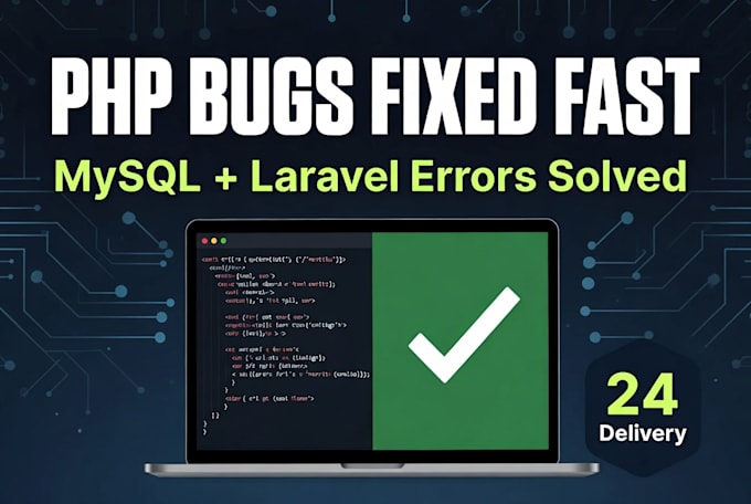 quickly fix PHP bugs, mysql database errors, and code issues fast