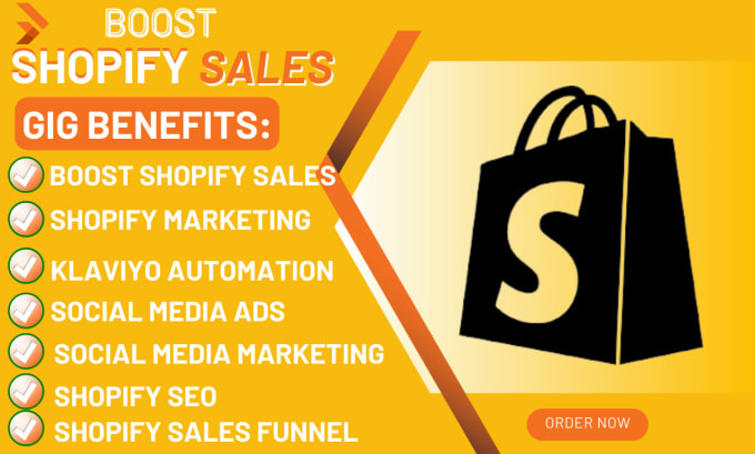 I will do shopify sales marketing, salesfunnel, shopify marketing, boost shopify sales