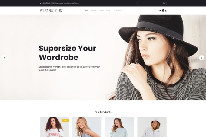 Setup apparel fashion store clothing website shopify fashion