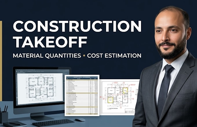 do construction material takeoff and cost estimation