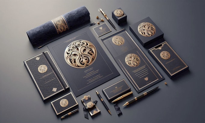 design a unique logo and complete brand identity package
