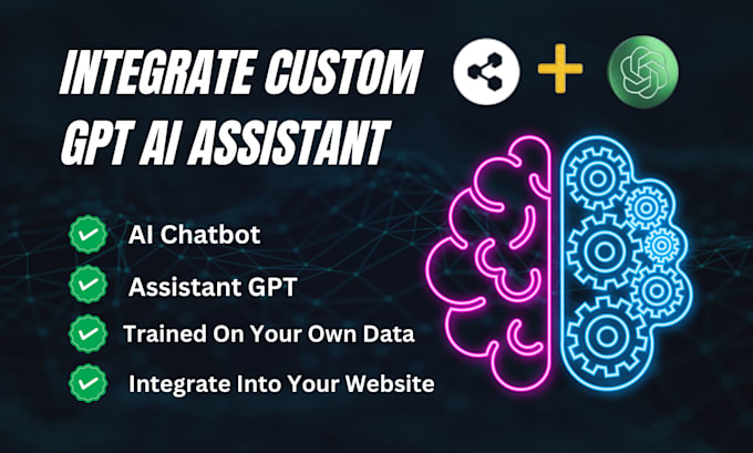 Develop openai custom gpt, ai chatbot for any kind of website using ...