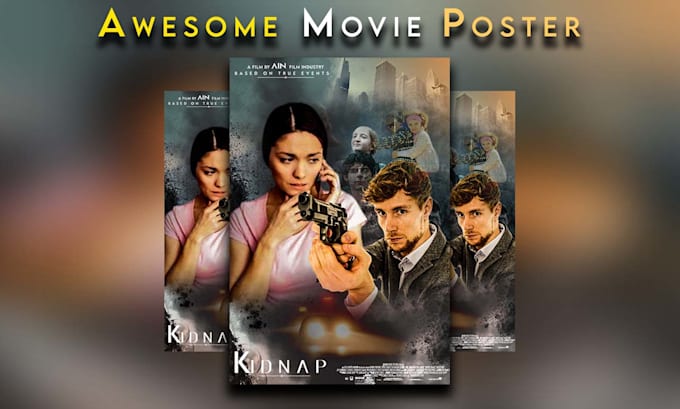 make awesome movie or film poster