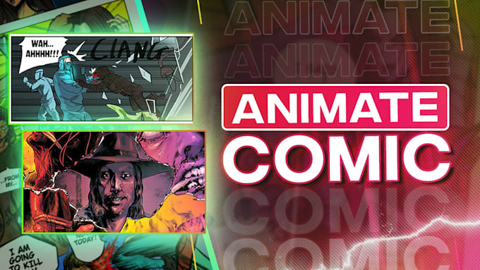 do motion for your comic, webtoon, manga