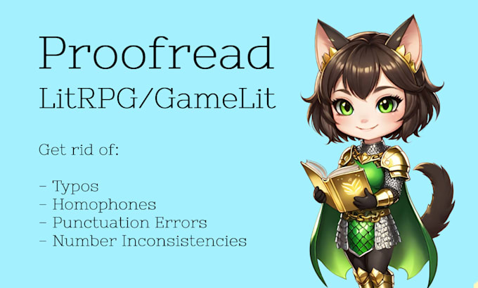 proofread your litrpg novel