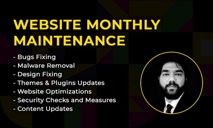 be your website manager on a monthly basis