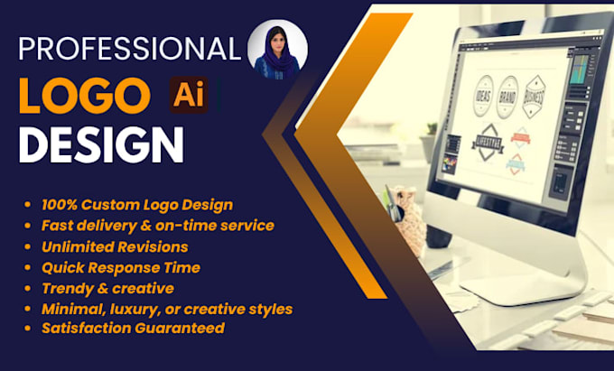design unique and creative logo for your work