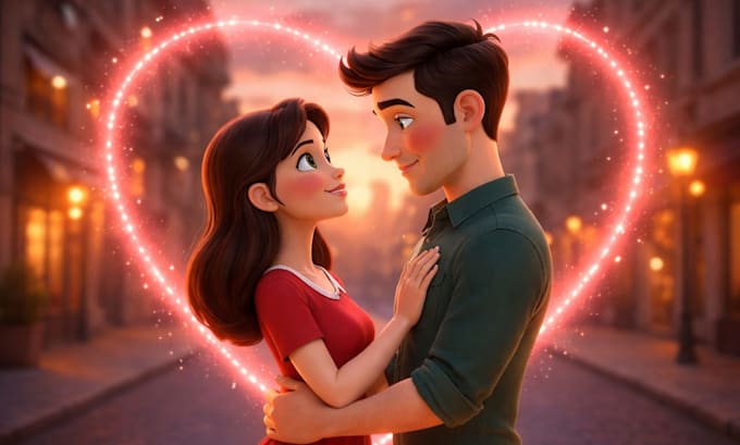 make a heart touching love story video for your proposal