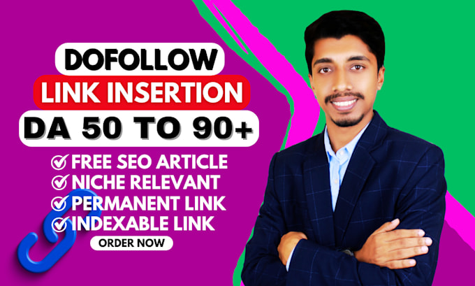 do link insertion, niche edit and guest posting service on guest post backlinks