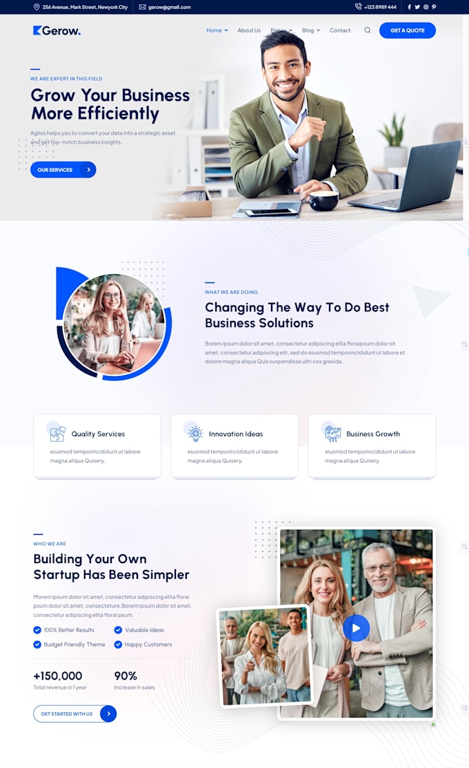 do wordpres website design and development,responsive,and redesign