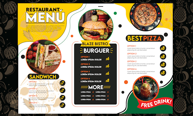 do menu design, restaurant menu, food flyer, cafe flyer, food poster
