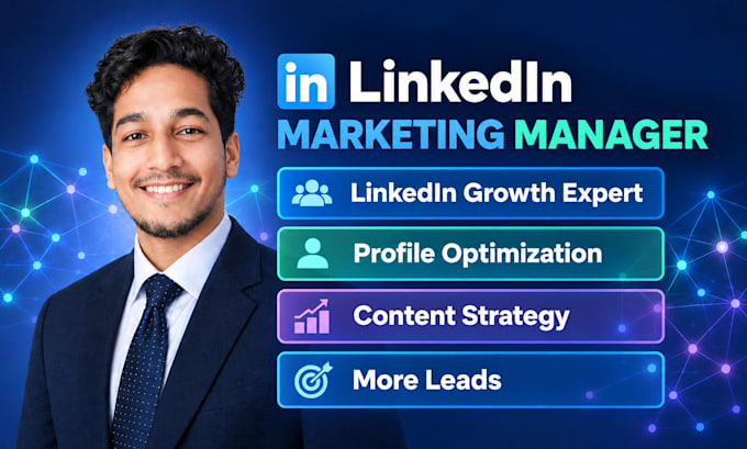 be your linkedin marketing manager and content creator