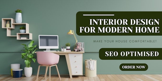 write SEO optimized home decor and interior design blog