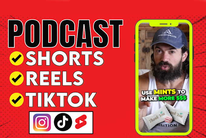 edit podcast into short form video clips