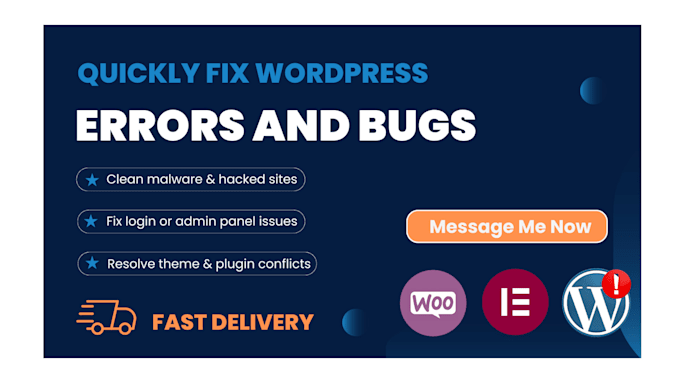 fix wordpress and woocommerce issues fast