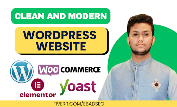 create modern wordpress reponsive website for your bussiness