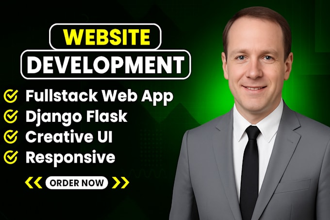 do website development in python django fastapi website design