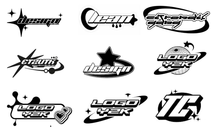 Create a custom y2k street wear logo for your t shirts and