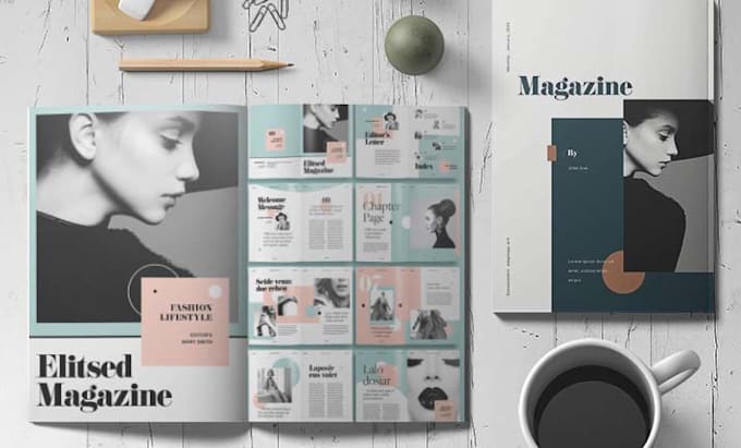 Design fashion magazine, catalog, magazine layout, cover, booklet by ...