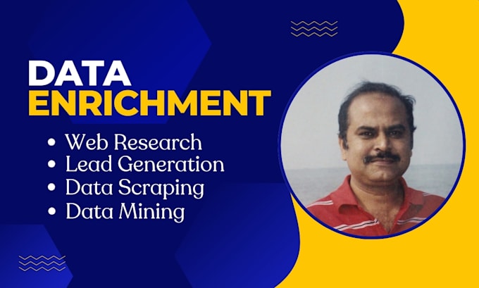 do data enrichment, data entry, database and web research