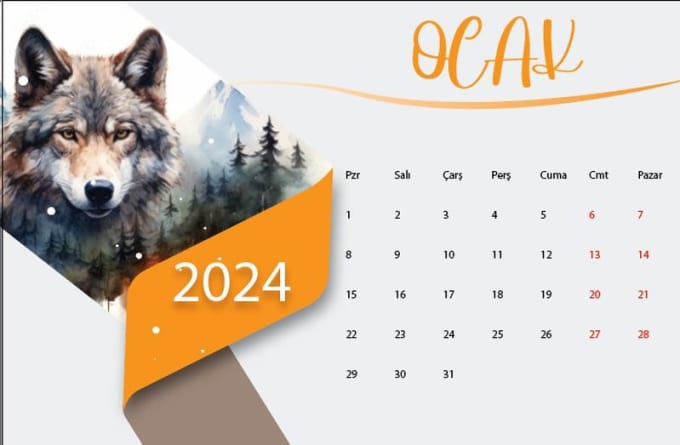Do calender design for you by Gulsenhamza Fiverr