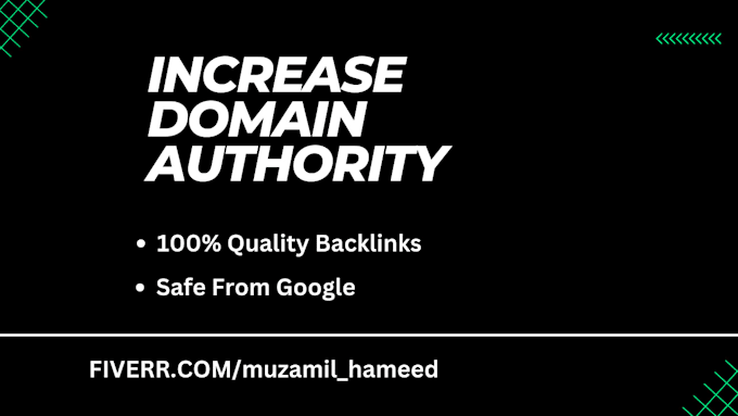increase domain authority moz da with high quality backlinks