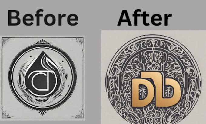 edit,update or enhance your existing logo creatively