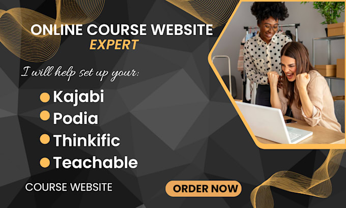setup kajabi podia thinkific teachable online course website, kajabi podia