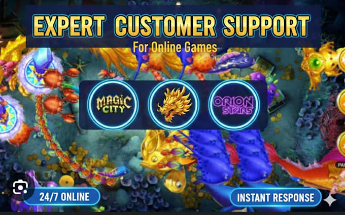 provide 24 by 7 customer support for every online game