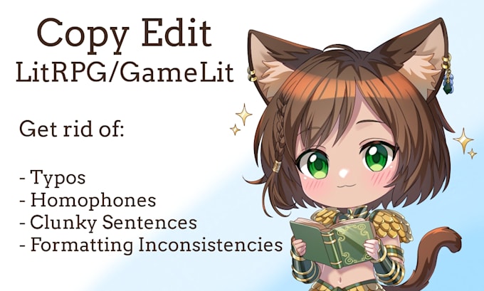 copy edit your litrpg novel