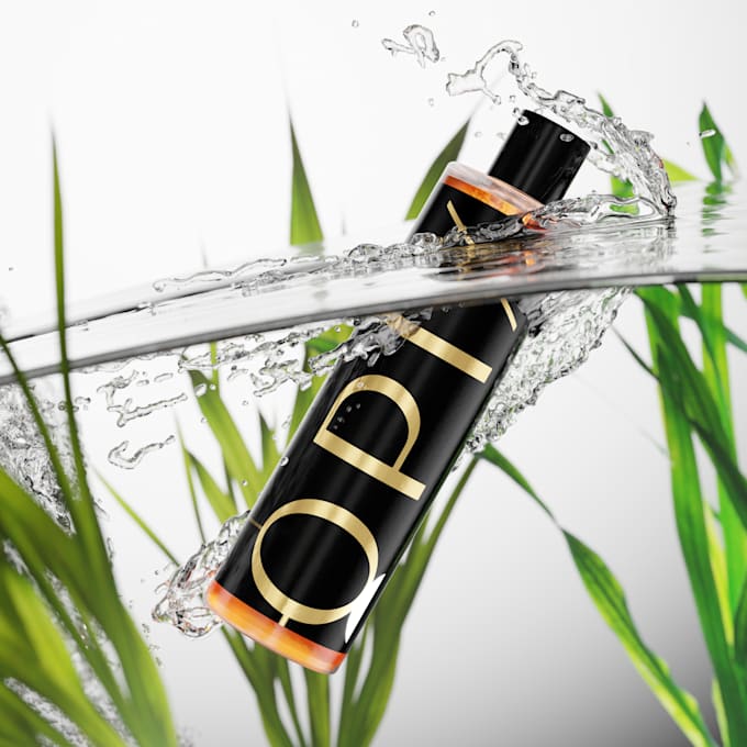create realistic 3d model beauty and cosmetic products