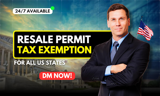 get a sales tax permit, resale permit or tax exemption certificate