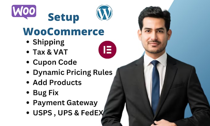 fix and setup woocommerce shipping , taxes, dynamic pricing rules and usps