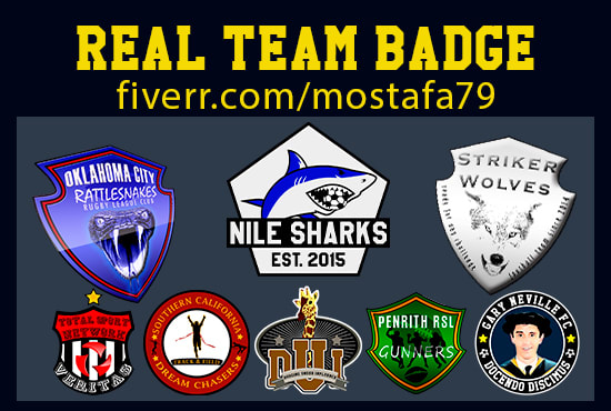 create a sports team badge