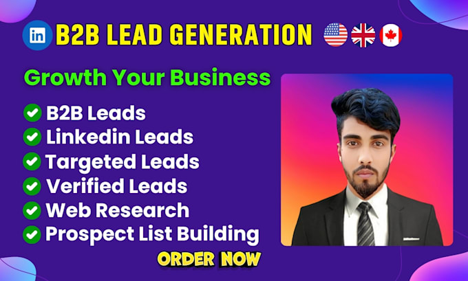 do targeted b2b lead generation, linkedin leads, and business leads