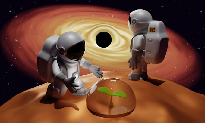 create 3d stylized artworks and illustrations