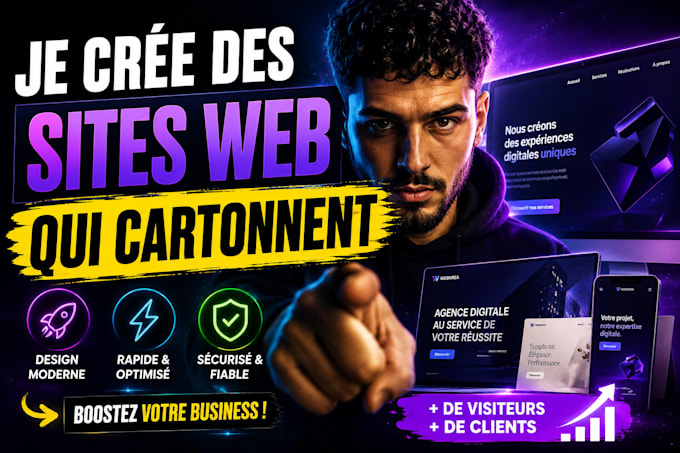 je vais vous créer le plus beau site internet