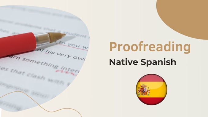 proofread and correct your spanish text