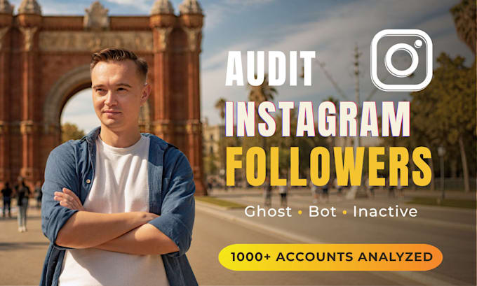analyze instagram account to find and identify bot, dead, ghost followers