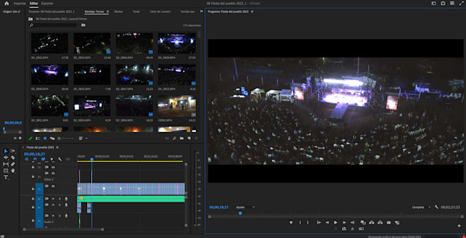 do video editing  of your event, concert, party