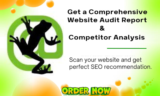 do screaming frog technical SEO audit report and website analysis