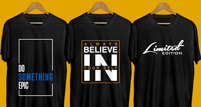 create minimalist t shirt design